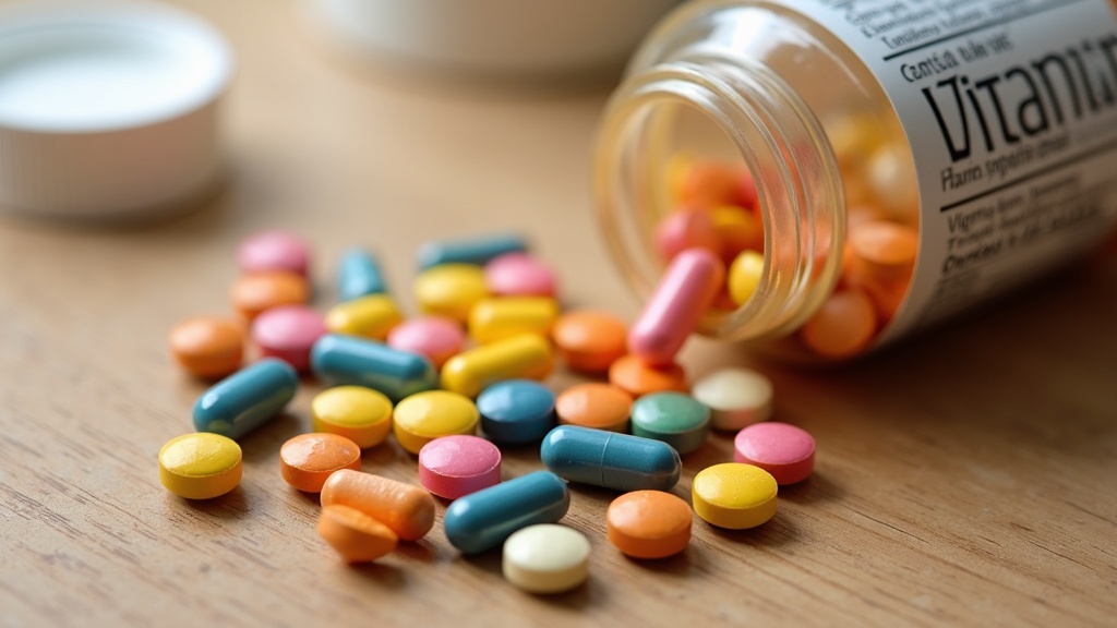 Variety of supplement capsules